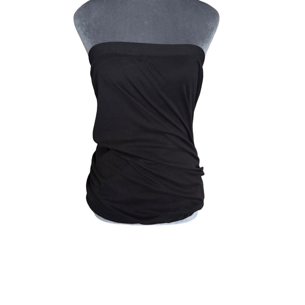 Alexander Wang Womens Black Strapless Top L